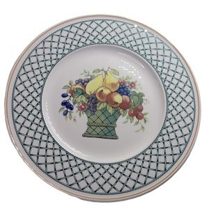 Villeroy & Boch Basket Pattern Dinner Plate 10.5” Vintage 1748 Germany